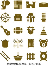 Brown icons