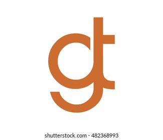 brown initial typography typeset alphabet font image vector icon