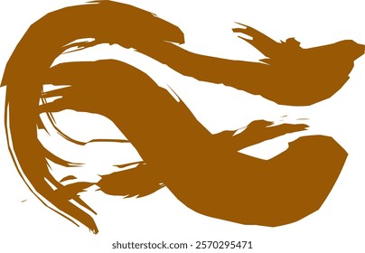 Brown ink scribble Background with Chaotic and White Abstract Scratch Pattern with Halftone Style. Brushstroke Illustration for Banners, Posters or Sports.