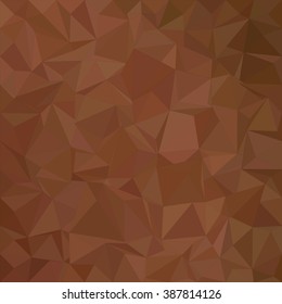 Brown irregular triangle mosaic vector background design
