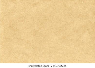 Brown kraft paper or cardboard texture background. A sheet of recycled kraft paper. Realistic vector illustration