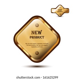 Brown labels. Use for your product