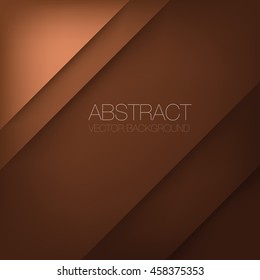 Brown layer vector background with space for design