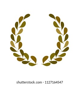 brown leaf award icon