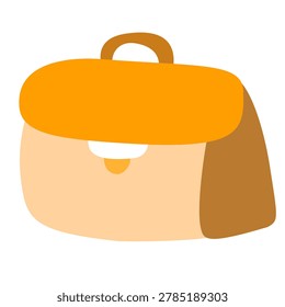 brown leather school briefcase bag accessory for student career