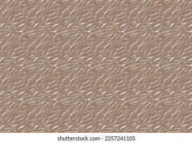 Brown leather texture background, closeup. Dark umber reptile skin, macro. Nature structure of textile. Luxury Brown leather texture