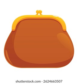 Brown leather wallet holding money and credit cards, isolated on a white background