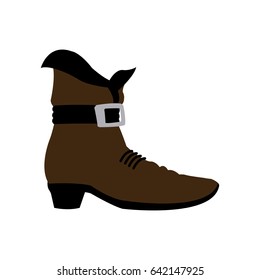 brown leprechaun boots. happy st. patrick's day celebration