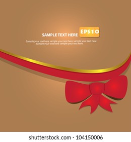 Brown letter ,vector illustration