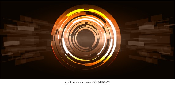 brown Light Abstract Technology background set for computer graphic website internet and business. 