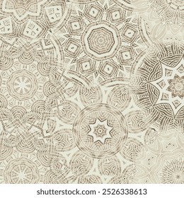 Brown Line arte arte óptica. Fundo psicodélico. Fundo monocromático. Estilo de ilusão ótica. Fundo preto escuro. Padrão moderno. Textura gráfica abstrata. Ornamento gráfico