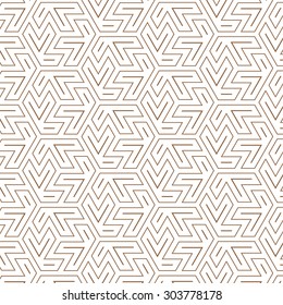 brown line graphic pattern abstract vector background. Modern stylish texture.