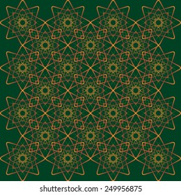 brown line ornament like decorative napkin
