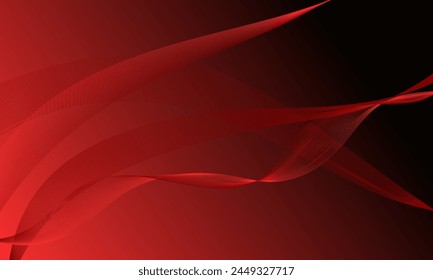 brown lines wave curves with gradient abstract background