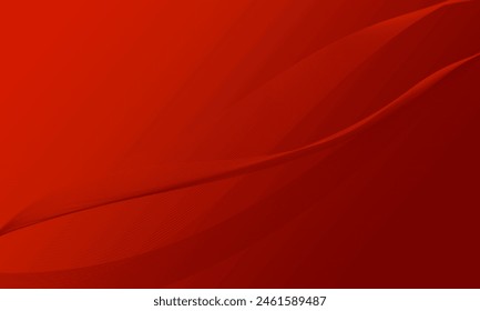 Braune Linien Wellenkurven auf Gradienten Abstrakter Hintergrund