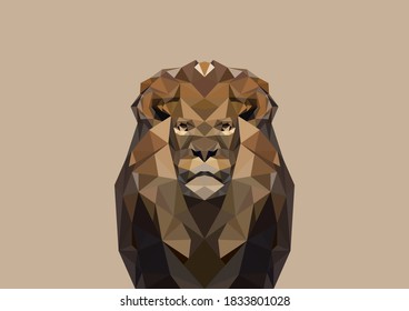 The Brown lion / The lion mosaic