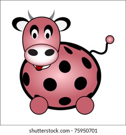 brown little cow head