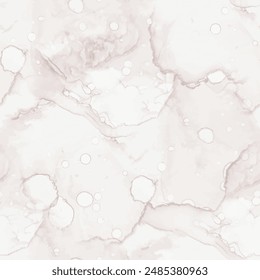 Brown Marble Pattern. Beige Seamless Background. Beige Vector Texture. Cream Alcohol Ink Repeat Paint. Beige Water Color Background. Light Rock Tile. Cream Marble Watercolor. Modern Seamless Template