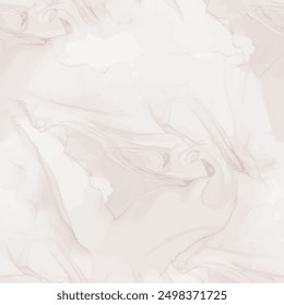 Brown Marble Pattern. Beige Seamless Background. Beige Vector Pattern. Light Alcohol Ink Background. Cream Water Color Marble Slate. Light Soft Stone. Cream Marble Watercolor. Vector Abstract Painting