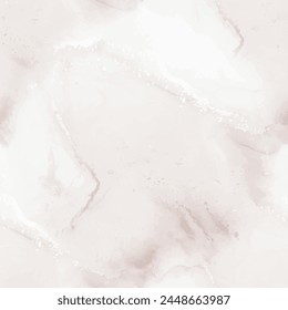 Brown Marble Pattern. Light Wall Slate. Light Water Color Watercolor. Cream Marble Background. Cream Alcohol Ink Splash Tile. Beige Abstract Watercolor. Beige Vector Splash. Vector Seamless Painting