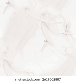 Motif Marbre Marron. Pierre De Mur Légère. Carrelage marbré à l'aquarelle. Crème Marbre Aquarelle. Arrière-Plan Encre Alcool Clair. Éclaboussures d'Images vectorielles beiges. Arrière-Plan Dégradé Beige. Image vectorielle Template harmonieuse