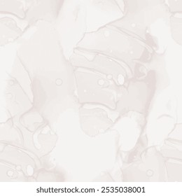 Patrón de mármol marrón. Patrón pastel pálido. Pintura de repetición de tinta de alcohol marrón. Acuarela transparente beige. Fondo de mármol ligero. Piedra de pared de crema. Acuarela de color beige. Plantilla moderna sin costuras