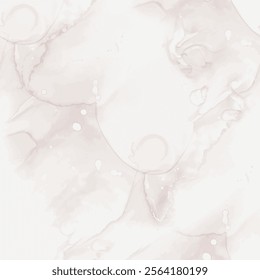 Brown Marble Pattern. Pale Vector Splash. Cream Soft Tile. Brown Water Color Marble Paint. Light Abstract Background. Light Alcohol Ink Background. Beige Marble Watercolor. Modern Abstract Template
