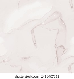 Brown Marble Texture. Pale Pastel Texture. Beige Alcohol Ink Repeat Tile. Cream Soft Slate. Cream Water Color Watercolor. Beige Marble Watercolor. Light Abstract Background. Vector Abstract Template
