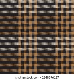 Brown Minimal Plaid textured seamless pattern for fashion textiles and graphics