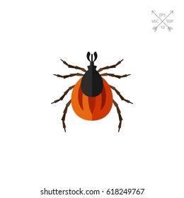 Brown mite icon