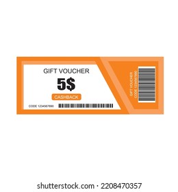 Brown model set of coupon promotion sale for website, internet ads, social media or coupon. Cashback coupon discount 55$. Coupon discount with vector illustration