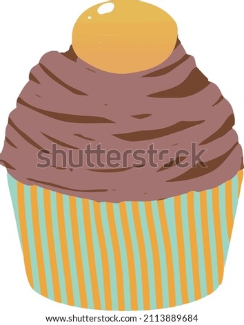 Brown Mont Blanc chestnut cake