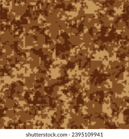 Brown Mottled Camouflage Textured Pattern