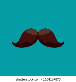 brown mustache icon