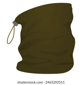 Brauner Halstuch. Vektorillustration