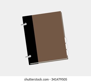 Brown notepad