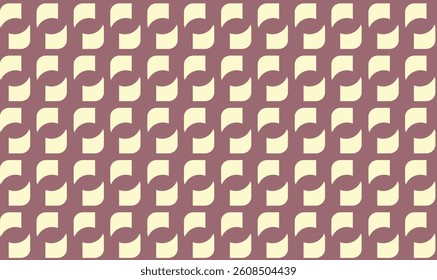 Brown ofwhite seamless shape pattern background