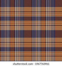 Brown Ombre Plaid textured seamless pattern suitable for fashion textiles and graphics