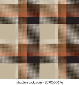 Brown Ombre Plaid textured seamless pattern suitable for fashion textiles and graphics