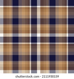 Brown Ombre Plaid textured seamless pattern suitable for fashion textiles and graphics