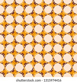 Brown and Orange abstract background. Seamless patterns for web, textile and wallpapers. Fashion graphics.