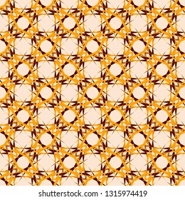 Brown and Orange abstract background. Seamless patterns for web, textile and wallpapers. Fashion graphics.