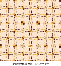 Brown and Orange abstract background. Seamless patterns for web, textile and wallpapers. Fashion graphics.