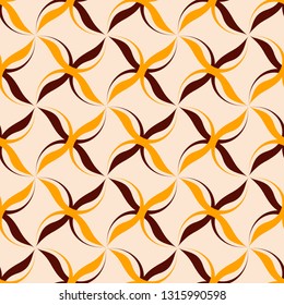 Brown and Orange abstract background. Seamless patterns for web, textile and wallpapers. Fashion graphics.
