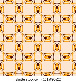 Brown and Orange abstract background. Seamless patterns for web, textile and wallpapers. Fashion graphics.