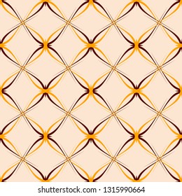 Brown and Orange abstract background. Seamless patterns for web, textile and wallpapers. Fashion graphics.