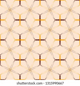 Brown and Orange abstract background. Seamless patterns for web, textile and wallpapers. Fashion graphics.