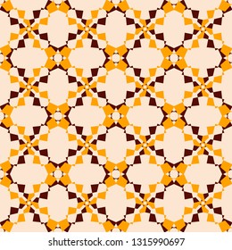 Brown and Orange abstract background. Seamless patterns for web, textile and wallpapers. Fashion graphics.