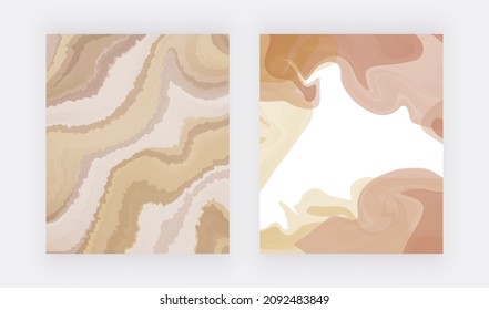 Brown and orange brush stroke watercolor texture 