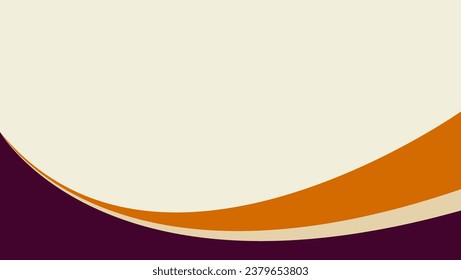 brown and orange curved shapes background. great for poster, banner, presentation, cover, flyer, brochure.